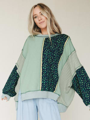 Mixed Harmony Top - Yellow L / Yellow