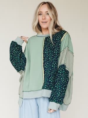 Mixed Harmony Top - Yellow L / Yellow