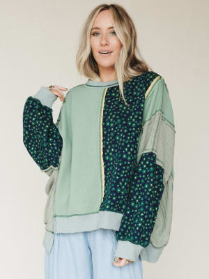 Mixed Harmony Top - Yellow L / Yellow