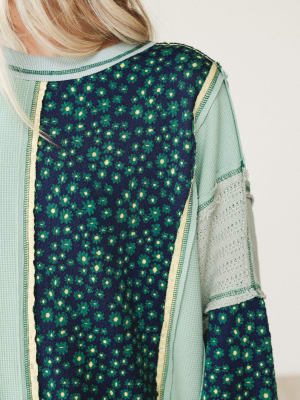 Mixed Harmony Top - Yellow L / Yellow