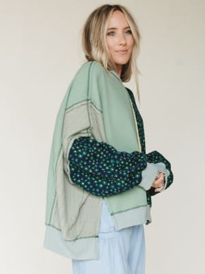 Mixed Harmony Top - Yellow L / Yellow