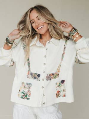 Dream Drape Jacket - Cream L / Cream