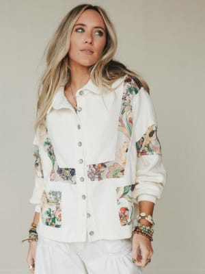 Dream Drape Jacket - Cream L / Cream