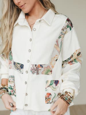 Dream Drape Jacket - Cream L / Cream