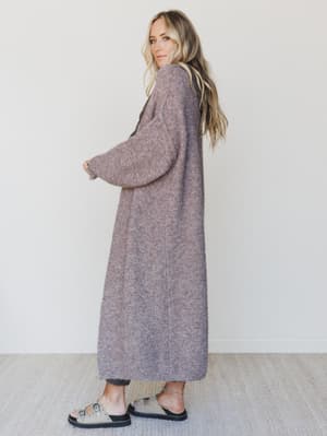 Just My Warmth Cardigan - Mocha L / Mocha