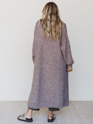 Just My Warmth Cardigan - Mocha L / Mocha