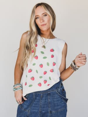 Strawberry Festival Tank - Natural L / Natural