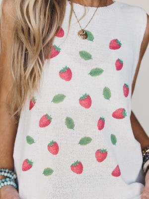 Strawberry Festival Tank - Natural L / Natural