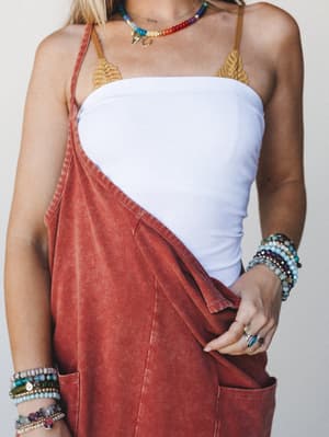 Erin Tube Top - White L / White
