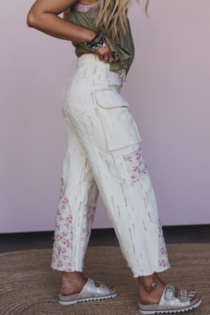 seaside-bloom-crochet-detail-pants-cream/Cream