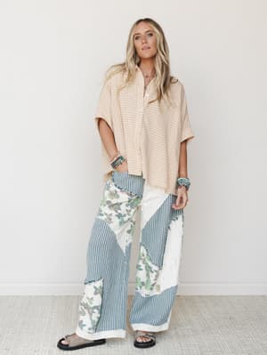 Goldenrae Pants - Green Multi L / Green Multi