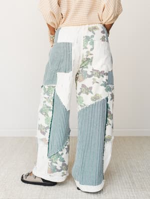 Goldenrae Pants - Green Multi L / Green Multi