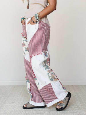 Goldenrae Pants - Red Multi L / Red Multi