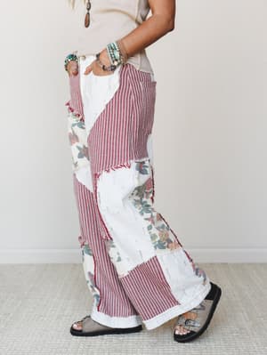 Goldenrae Pants - Red Multi L / Red Multi