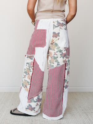 Goldenrae Pants - Red Multi L / Red Multi