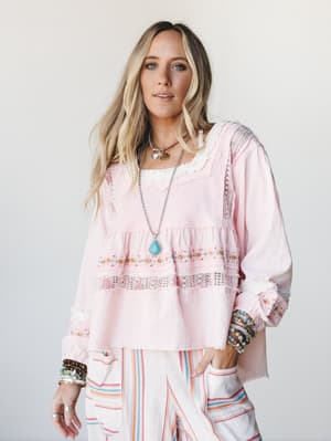 Willow Ways Blouse - Blush Multi S / Blush Multi