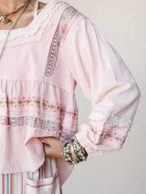 Willow Ways Blouse - Blush Multi S / Blush Multi