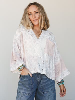 Fresh Beginnings Blouse: Off White