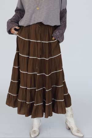 mossy-grove-maxi-skirt-mocha/Brown