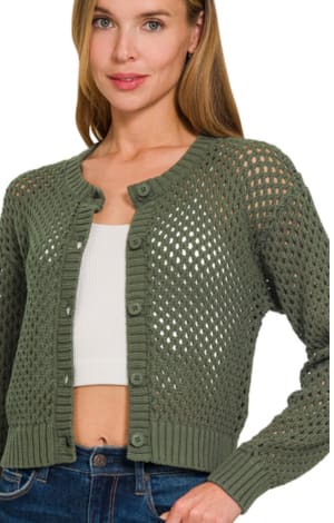 Mermaid Secrets Cardigan: undefined