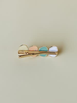 Together with Flowers Hair Clip - Multi OS / Multi