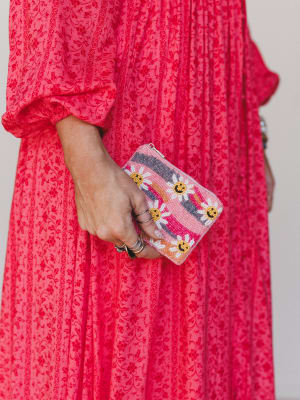 Groovy Daisies Coin Purse: undefined