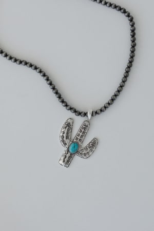 Cactus Gem Necklace: undefined