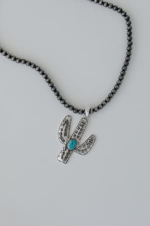 Cactus Gem Necklace: undefined