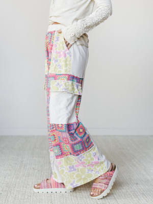 Desert Collage Pants - Natural S / Natural