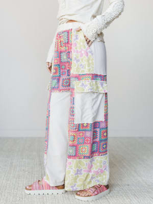 Desert Collage Pants - Natural S / Natural