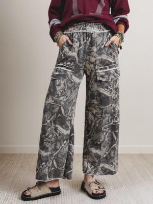 Happy Trails Camo Pants: undefined