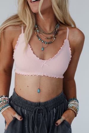 Alix Bow Bralette: undefined