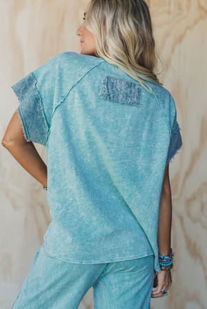 skybound-soul-denim-patched-top-cyan-blue/Blue