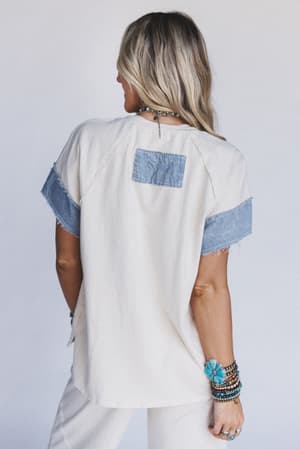 skybound-soul-denim-patched-top-natural/Beige