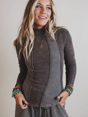 Willow Winds Long Sleeve Top: undefined