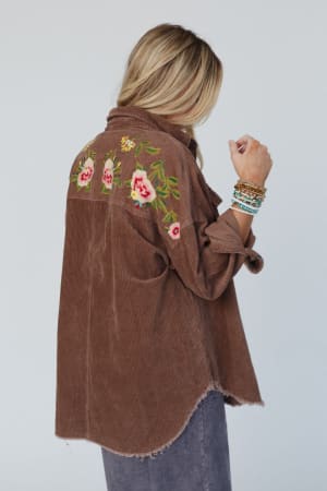 gardener-embroidered-button-down-top-mocha/Mocha