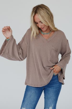 The Nest All You Need Textured Top: undefined