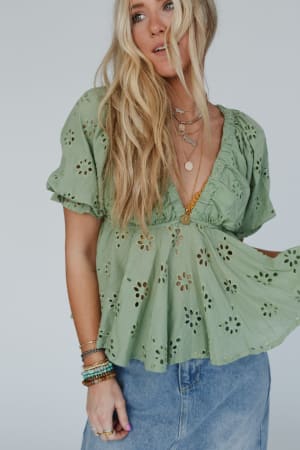 let-love-embroidered-top-sage/Sage