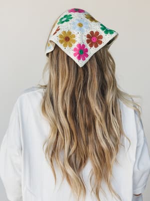 Merry Days Headband - Cream Flower OS / Cream Flower