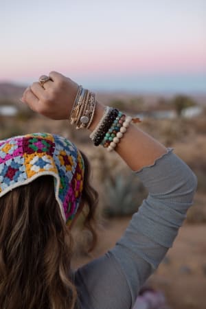 Bohemian Goddess Charmed Bracelet: undefined