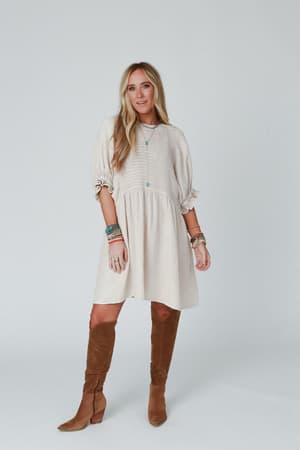 quinn-puff-sleeve-dress-natural/Natural