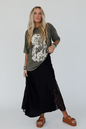 satin-starlight-lace-skirt-black/Black