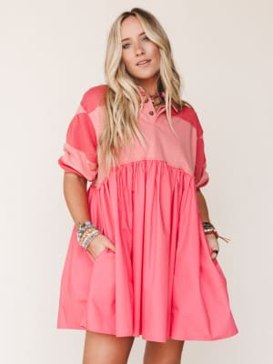 Beachwood Prep Mini Dress: undefined