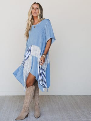 Full Tilt Contrast Dress: undefined