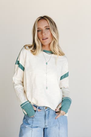stasia-top-green/Green