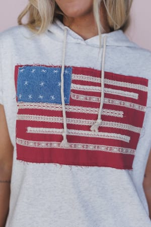 American Dream Hoodie Top: undefined