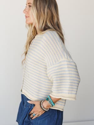 Darling Days Button Down Sweater: undefined