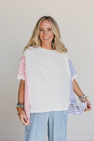 Sweet Stripes Top: undefined