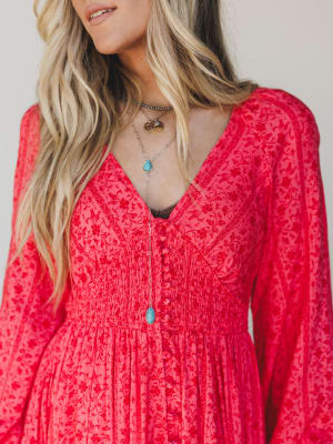 Day Dates Dress - Cherry Tomato L / Cherry Tomato