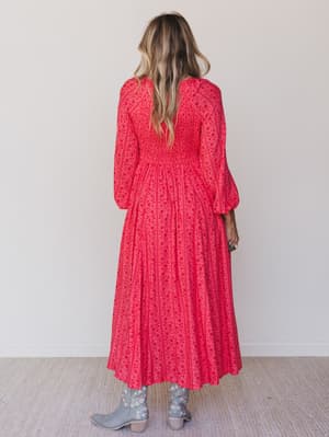 Day Dates Dress - Cherry Tomato L / Cherry Tomato